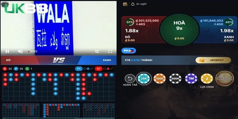 Tại đá gà UK88 hấp dẫn người chơi với đa dạng kèo cược